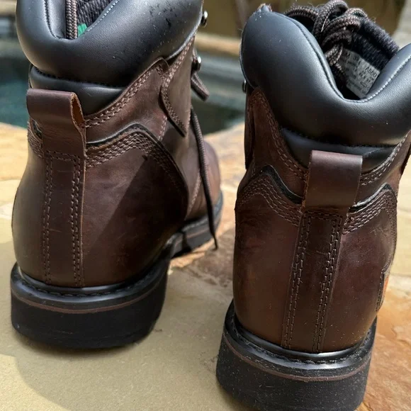 Timberland Pro Pit Boss 6” Work Boots Shoes Steel Toe 33034 Brown Size 9.5 M - Picture 6 of 15